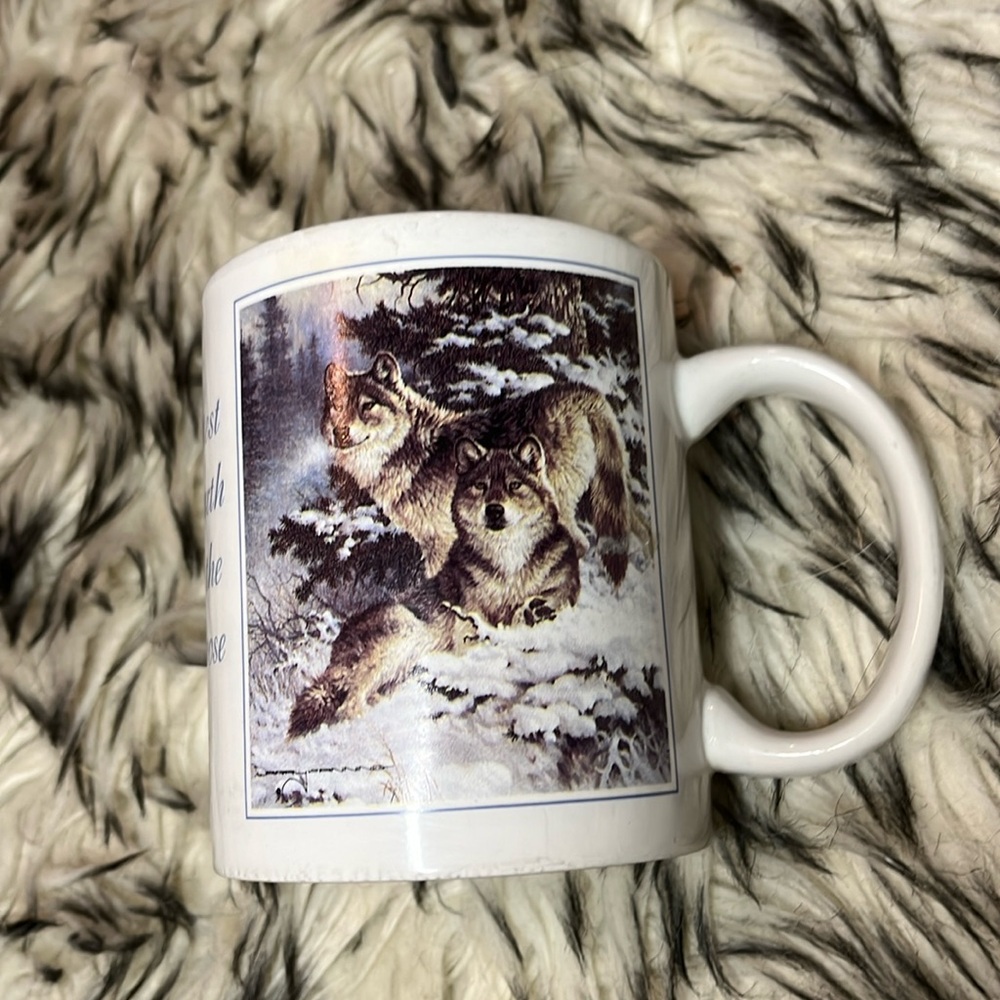 Vintage Wolf Mug